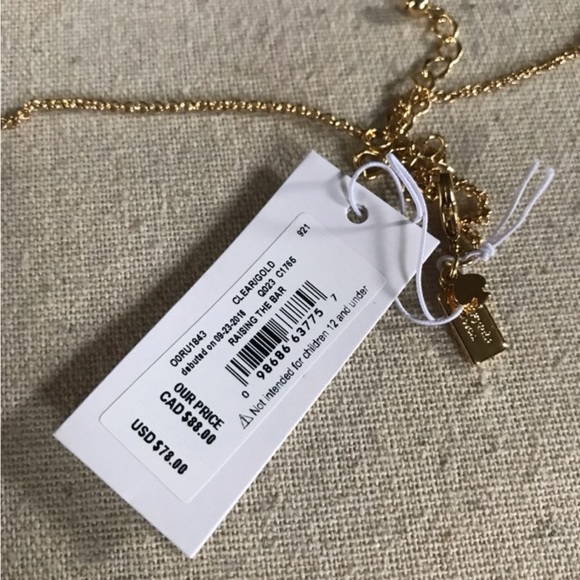 Kate Spade Gold Raising the bar necklace - Picture 3 of 3